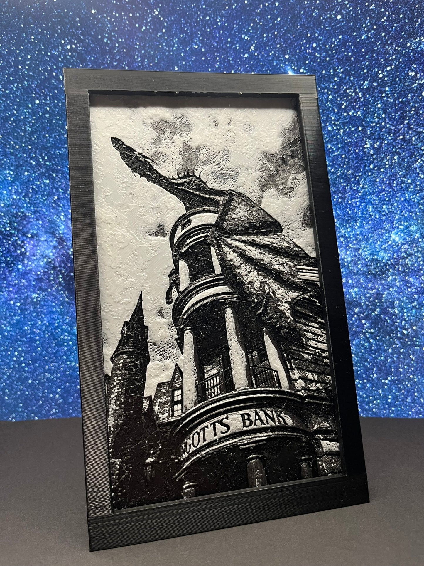 "La Fuga dalla Gringott" – Quadro 3D ispirato a Harry Potter